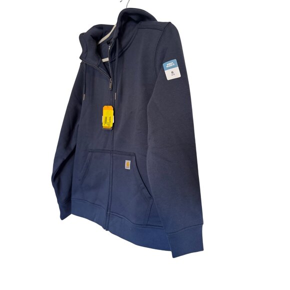 Carhartt Hoodie Womens Relaxed Fit Size XL Navy Blue NWT 16/18 Pockets - Picture 9 of 10